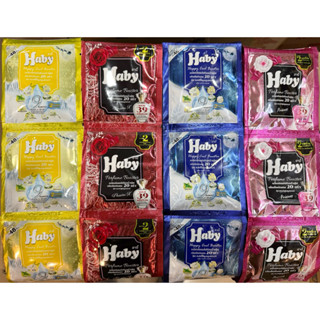   Hàng Thái Lan  - Dây 12 Gói Nước Xả Vải HABY Đậm Đặc Lưu Hương  12x22ml  