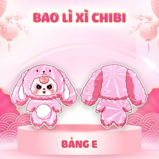 100 BAO LÌ XÌ HOẠT HÌNH CHIBI 2026 MẪU MỚI