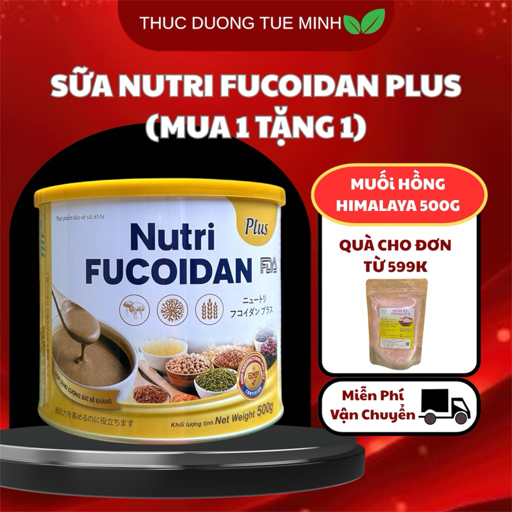  Sữa Nutri Fucoidan Hỗ Trợ Miễn Dịch Cho Bệnh Nhân Ung Thư Theo Phương Pháp Ohsawa Nhật Bản Hộp 500g 