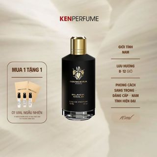 10ML Nước Hoa Nam Mancera Black Gold | Ken Perfume