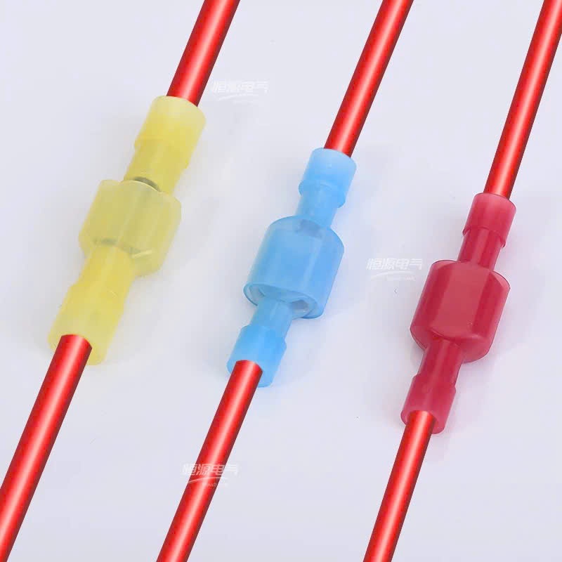 (Bịch 50 bộ) Cos Nối Điện Ghim Đầu Dẹp, Cút Nối Dây Điện Ghim Dẹp, Giắc Nối Cắm Tụ