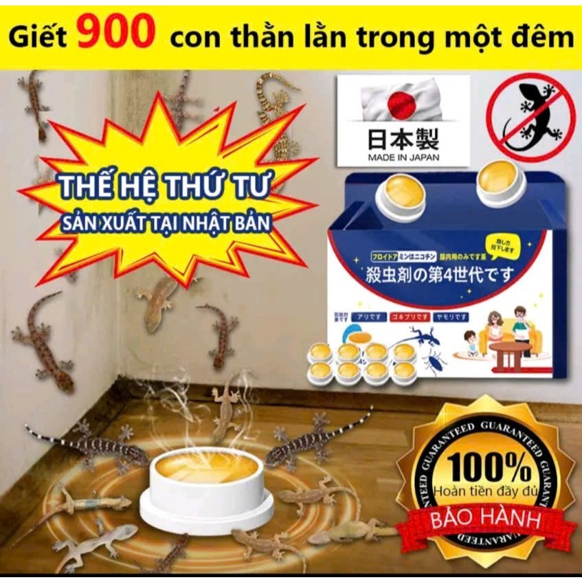 Thuốc đuổi thằn lằn và tắc kè, chiết xuất thảo dược, an toàn và thân thiện