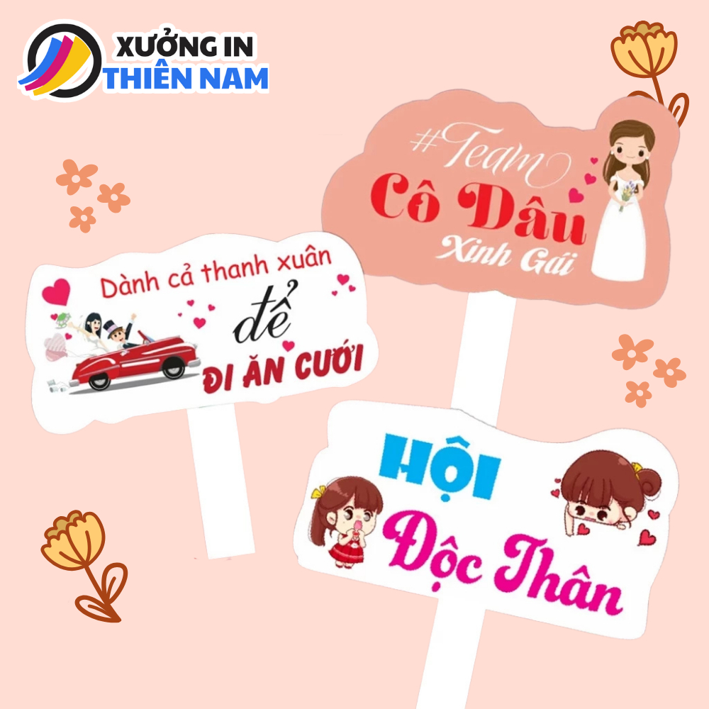 Hashtag Cầm Tay Sinh Nhật, Đám Cưới, Họp Lớp, Tốt Nghiệp - Chất Liệu Mica - Thiết Kế Theo Yêu Cầu