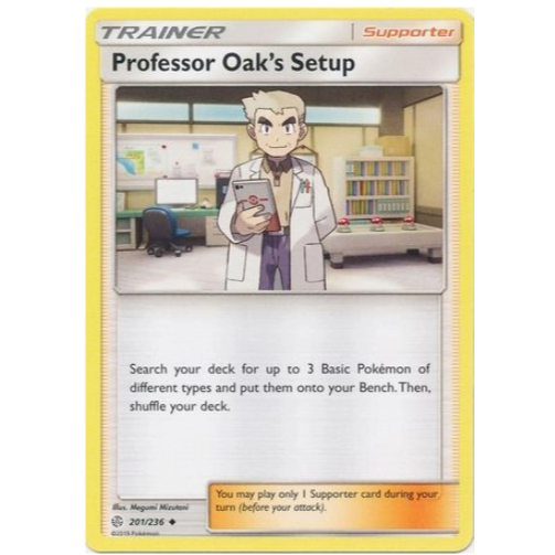 [Thẻ bài Pokemon TCG] Professor Oak's Setup - 201/236 - Uncommon
