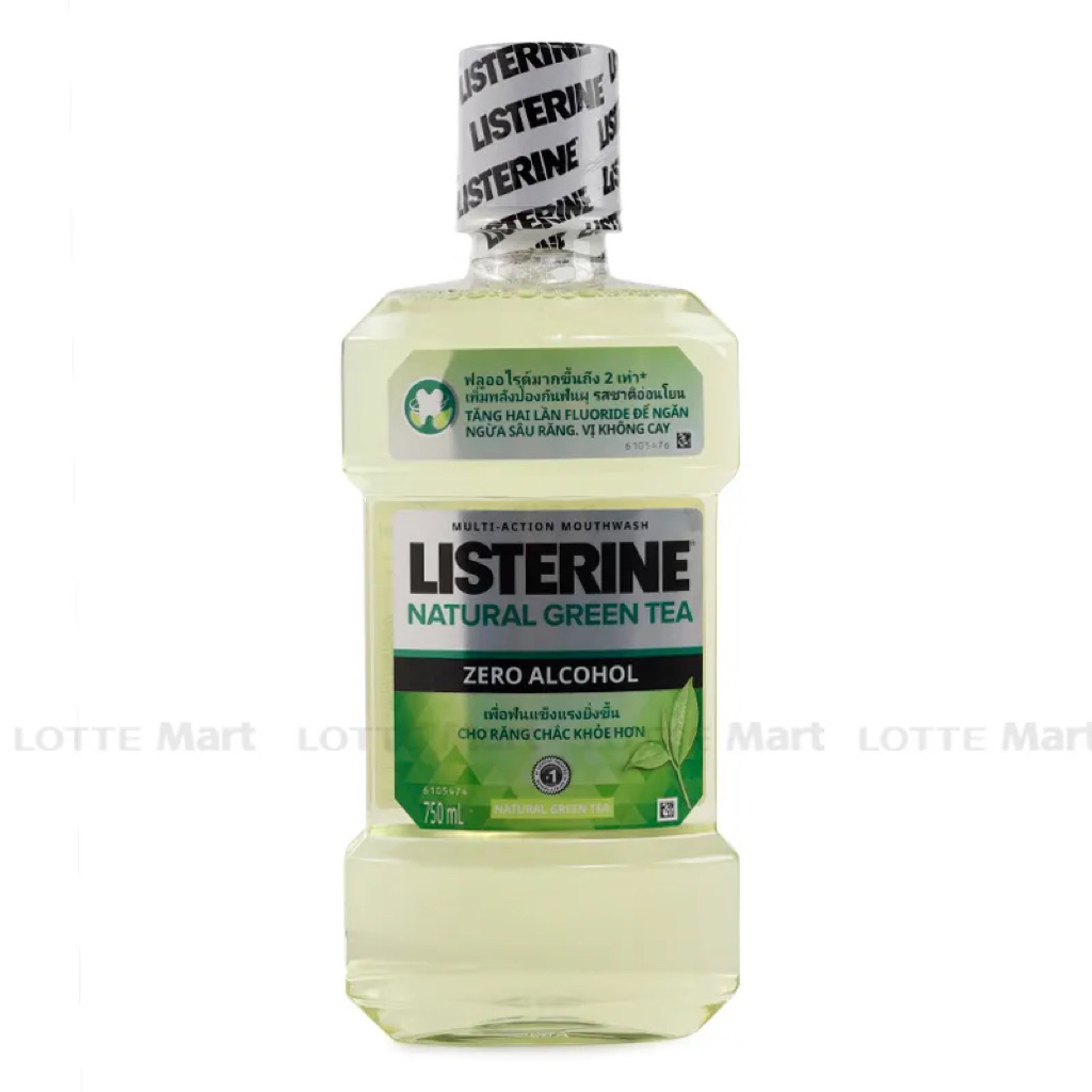 Nước Súc Miệng Listerine Trà Xanh Thiên Nhiên 750ml