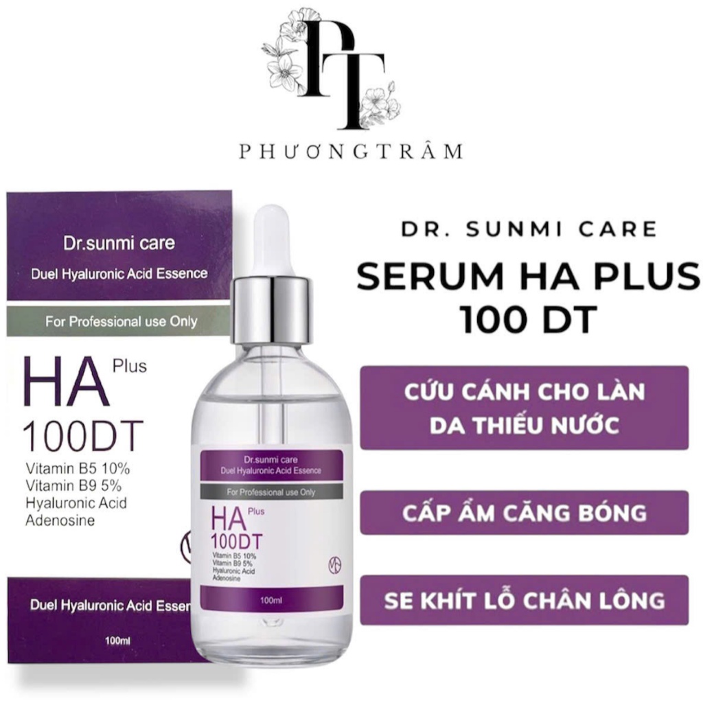 Serum Dr.Sunmi Care cấp ẩm căng bóng trắng da HA Plus 100DT 100ml Dr.Sunmi Care Hàn Quốc
