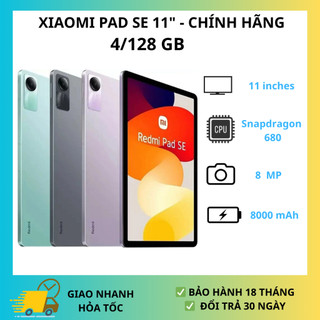  Máy Tính Bảng Xiaomi Redmi Pad SE Wifi 6 128GB 11" Mới Chính Hãng BH 18 Tháng 