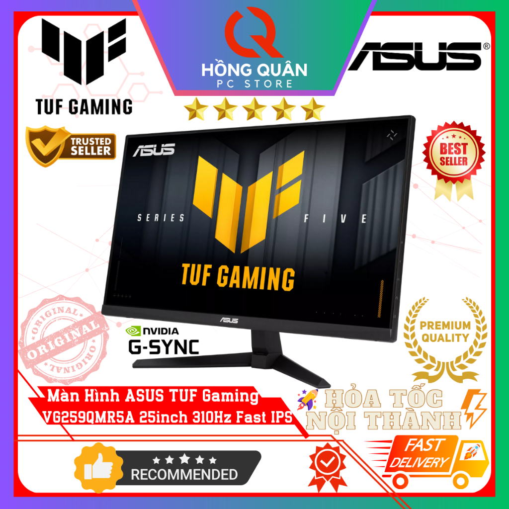Màn Hình ASUS TUF Gaming VG259QMR5A 25inch 310Hz Fast IPS 0.3ms GtG GSync Speaker New - Hàng Chính Hãng Bảo Hành 3 Năm | BigBuy360 - bigbuy360.vn