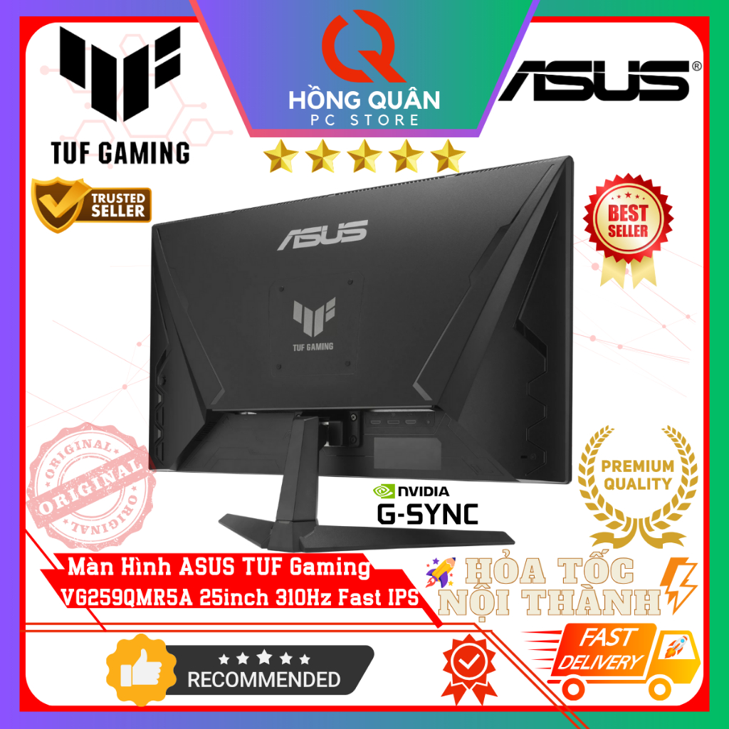 Màn Hình ASUS TUF Gaming VG259QMR5A 25inch 310Hz Fast IPS 0.3ms GtG GSync Speaker New - Hàng Chính Hãng Bảo Hành 3 Năm | BigBuy360 - bigbuy360.vn