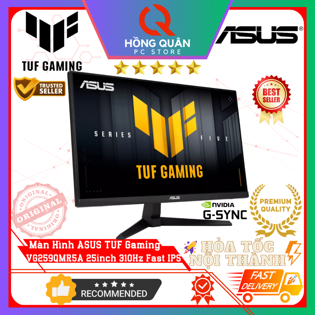 Màn Hình ASUS TUF Gaming VG259QMR5A 25inch 310Hz Fast IPS 0.3ms GtG GSync Speaker New - Hàng Chính Hãng Bảo Hành 3 Năm | BigBuy360 - bigbuy360.vn
