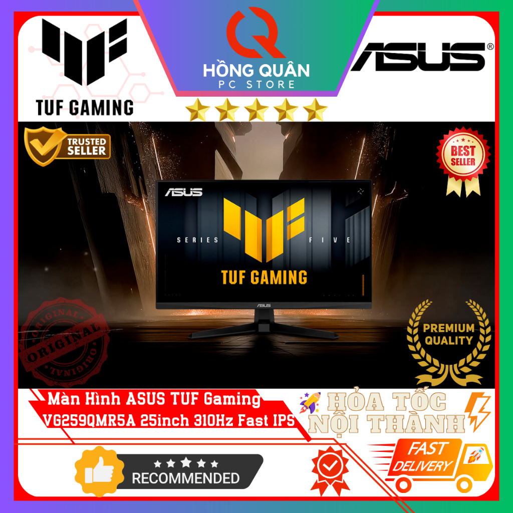 Màn Hình ASUS TUF Gaming VG259QMR5A 25inch 310Hz Fast IPS 0.3ms GtG GSync Speaker New - Hàng Chính Hãng Bảo Hành 3 Năm | BigBuy360 - bigbuy360.vn