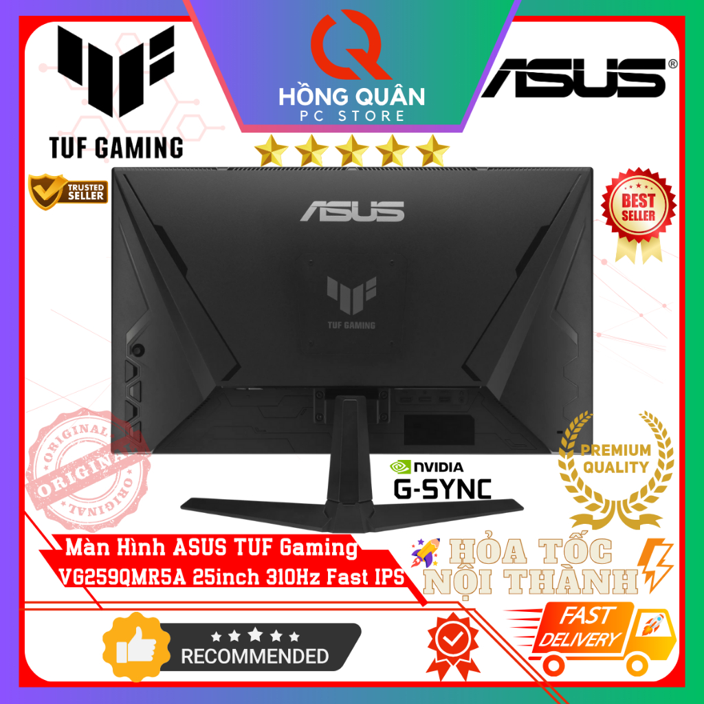 Màn Hình ASUS TUF Gaming VG259QMR5A 25inch 310Hz Fast IPS 0.3ms GtG GSync Speaker New - Hàng Chính Hãng Bảo Hành 3 Năm | BigBuy360 - bigbuy360.vn