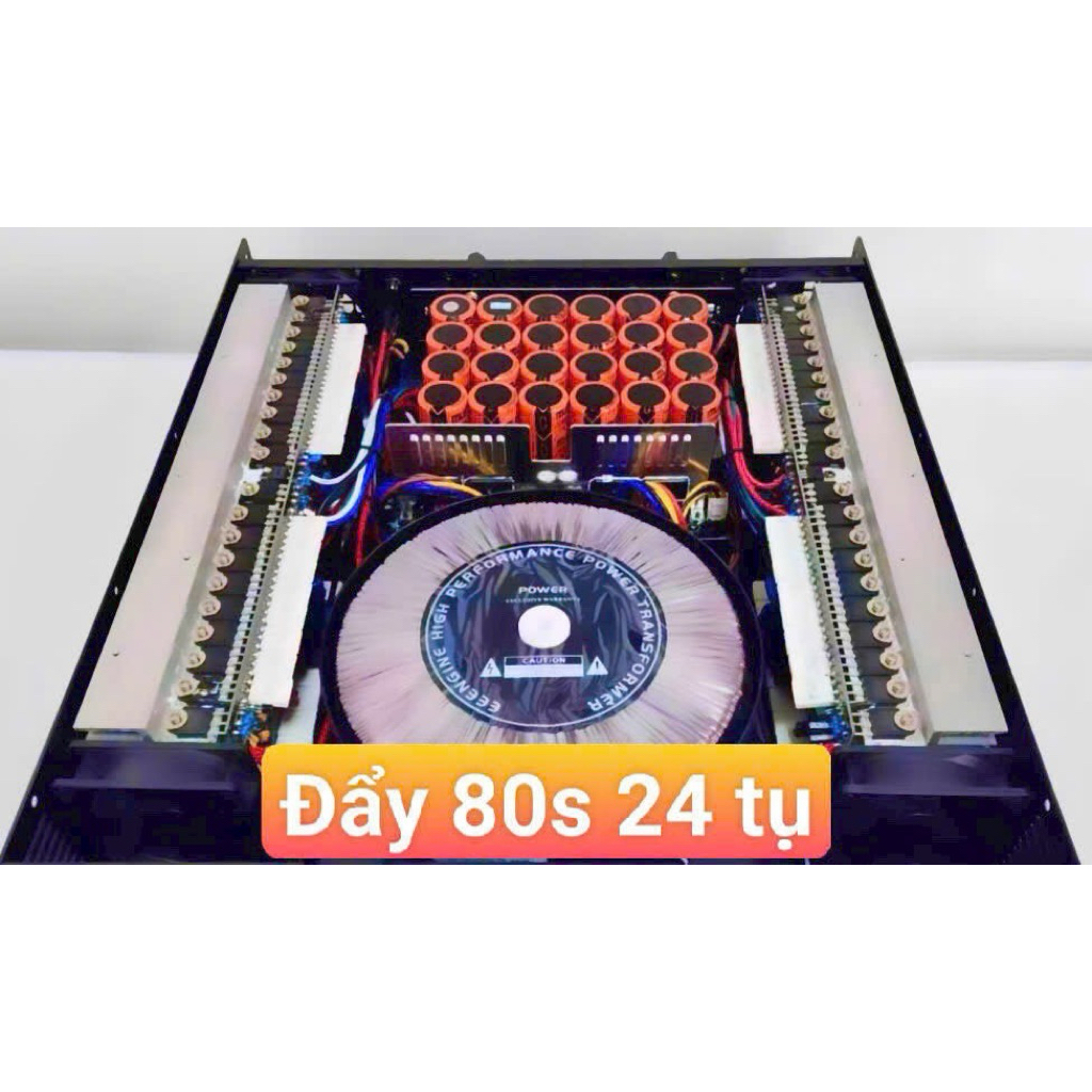 Cục đẩy 4kênh 80sò 1kenh/2400w 4 om