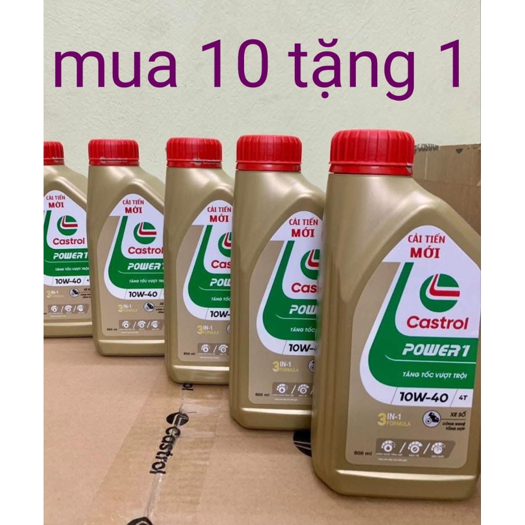 Dầu nhớt Castrol power 1 vistra số ga........