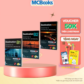 Sách - Combo Giáo Trình Destination Grammar & Vocabulary B1, B2, C1&C2  (Học kèm App Online)