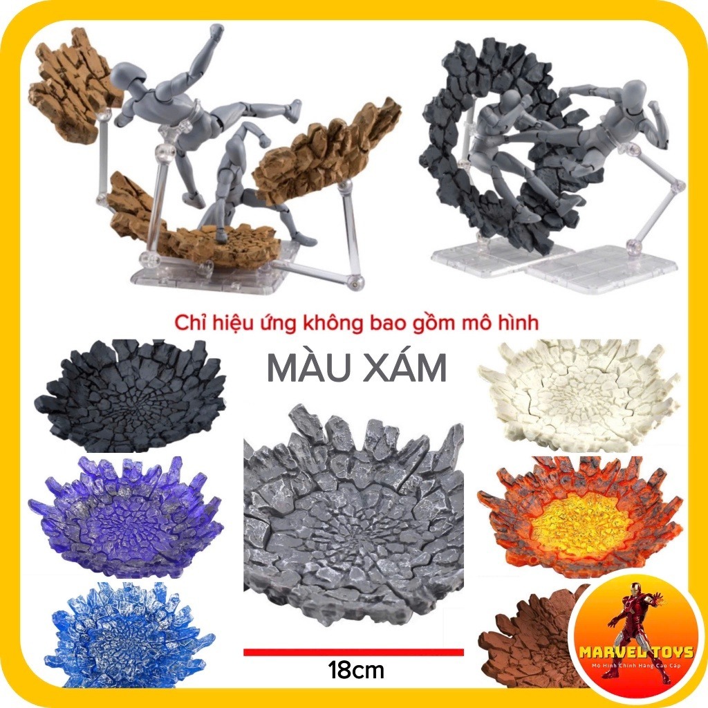 EFFECT Hiệu Ứng Tác Động Nứt Mặt Đất Đặc Biệt Phụ Kiện Mô Hình XH-016 SHF