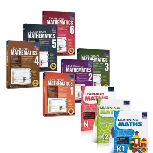 Sách Tiếng Anh Learning Mathematics – Trọn Bộ 9 Cuốn Nhập Màu
