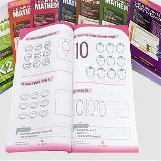 Sách Tiếng Anh Learning Mathematics – Trọn Bộ 9 Cuốn Nhập Màu