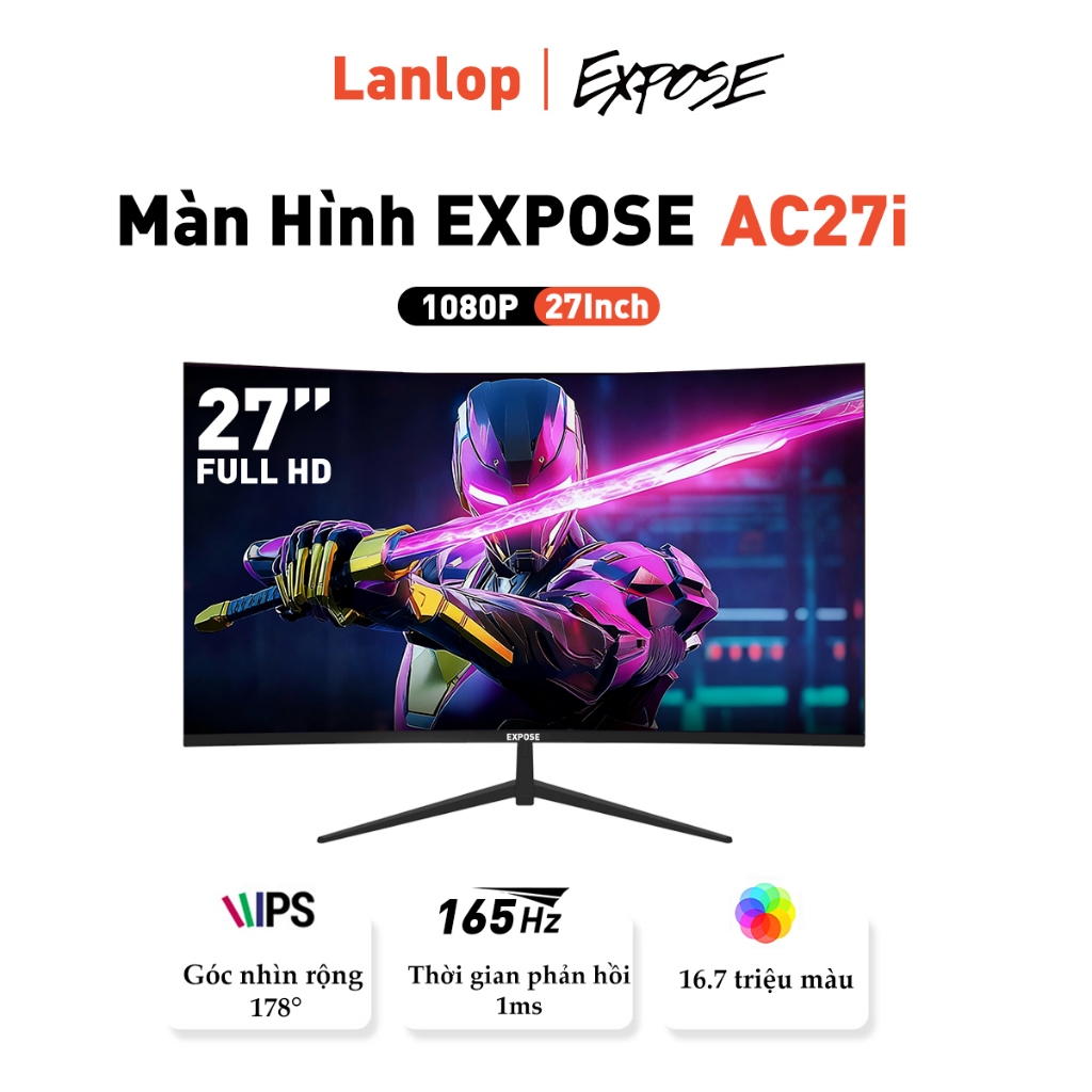 Màn hình 27 inch màn hình máy tính tần số quét 165Hz công nghệ IPS  thời gian phản hồi 1ms | BigBuy360 - bigbuy360.vn