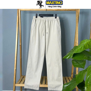  Quần Đũi Dài Nam MAXTINO ,chất đũi linen sợi tre cao cấp,form suông ống rộng mềm mịn. 