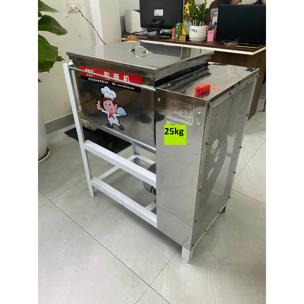 Máy trộn cám, thức ăn chăn nuôi 25kg mô tơ 3kw - Máy trộn bột 2 chiều