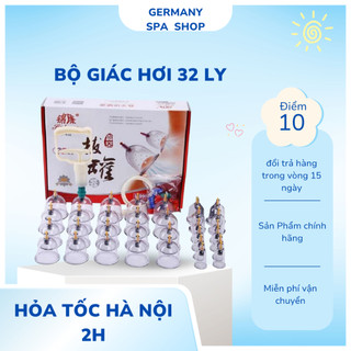  BỘ GIÁC HƠI 32 CỐC - 24 cốc- 12 cốc - Bộ Giác Hơi Không Dùng Lửa Cao Cấp 