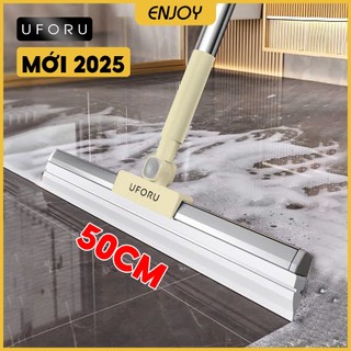  Cây gạt nước sàn nhà UFORU mẫu mới 2025 gạt siêu sạch kích thước lớn 50cm điều chỉnh được độ dài - EJ780 