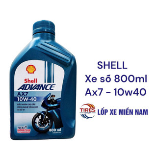  Nhớt Xe Số SHELL Advance AX7 10W40 Dầu Nhớt Xe Số Cao Cấp Làm Sạch Động Cơ Vận Hành Êm Ái 