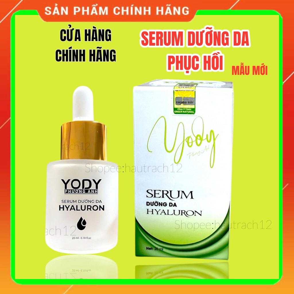 (Mẫu Mới )𝐒𝐞𝐫𝐮𝐦 𝐝𝐮̛𝐨̛̃𝐧𝐠 𝐝𝐚  -SERUM DƯỠNG DA HYALURON Yody Tomorrow 𝐜𝐡𝐚𝐢 𝟐𝟎𝐦𝐥