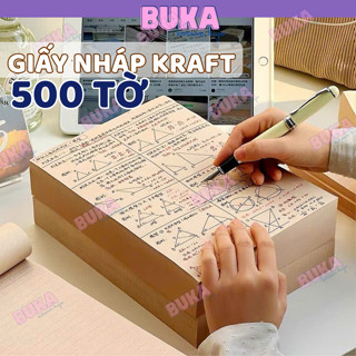 Giấy Nháp Bản Thảo Phân Vùng Buka Size B5 Dành Cho Học Sinh Chuyên Dùng Thi Giấy Tính Toán Sinh Viên 