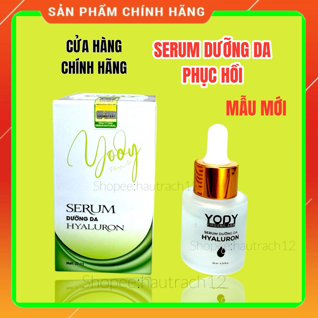 𝐒𝐞𝐫𝐮𝐦 𝐝𝐮̛𝐨̛̃𝐧𝐠 𝐝𝐚 𝐘𝐎𝐃𝐘 phươnh anh  𝟐𝟎𝐦𝐥 -SERUM DƯỠNG DA HYALURON- phục hồi cấp ẩm da