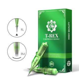 T-Rex FIMEST Kim xăm hộp 20 cây 0.35mm RL/RM vô trùng dùng 1 lần tương thích mọi máy