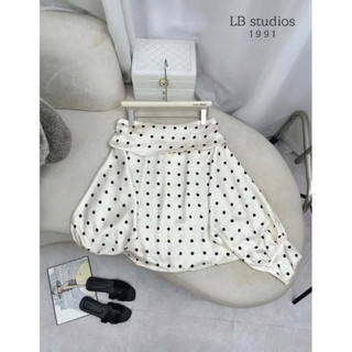 Vải Lụa Satin chấm bi