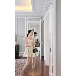 Vải Lụa Satin chấm bi