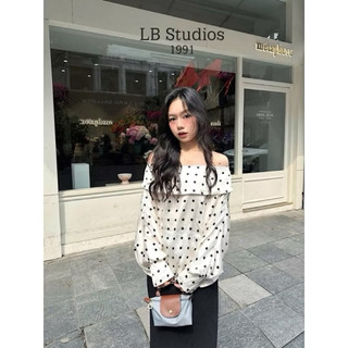 Vải Lụa Satin chấm bi