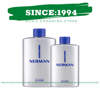  Sữa tắm gội nam giới hương nước hoa Nerman Gentleman 3 in 1 180ml - 350ml 