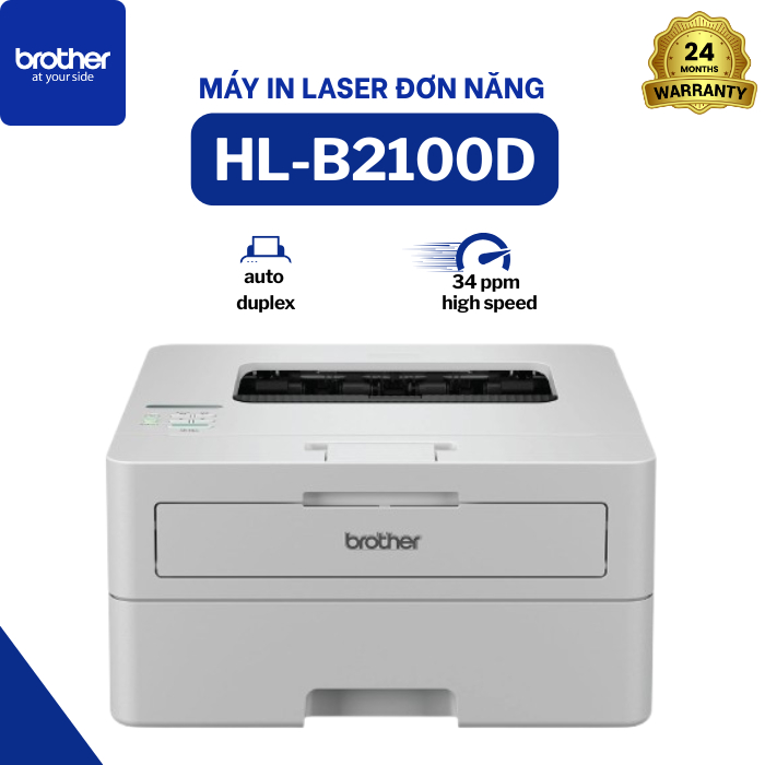 Máy in Đảo Mặt Brother HL-B2100D (A4 | In đảo mặt | USB)
