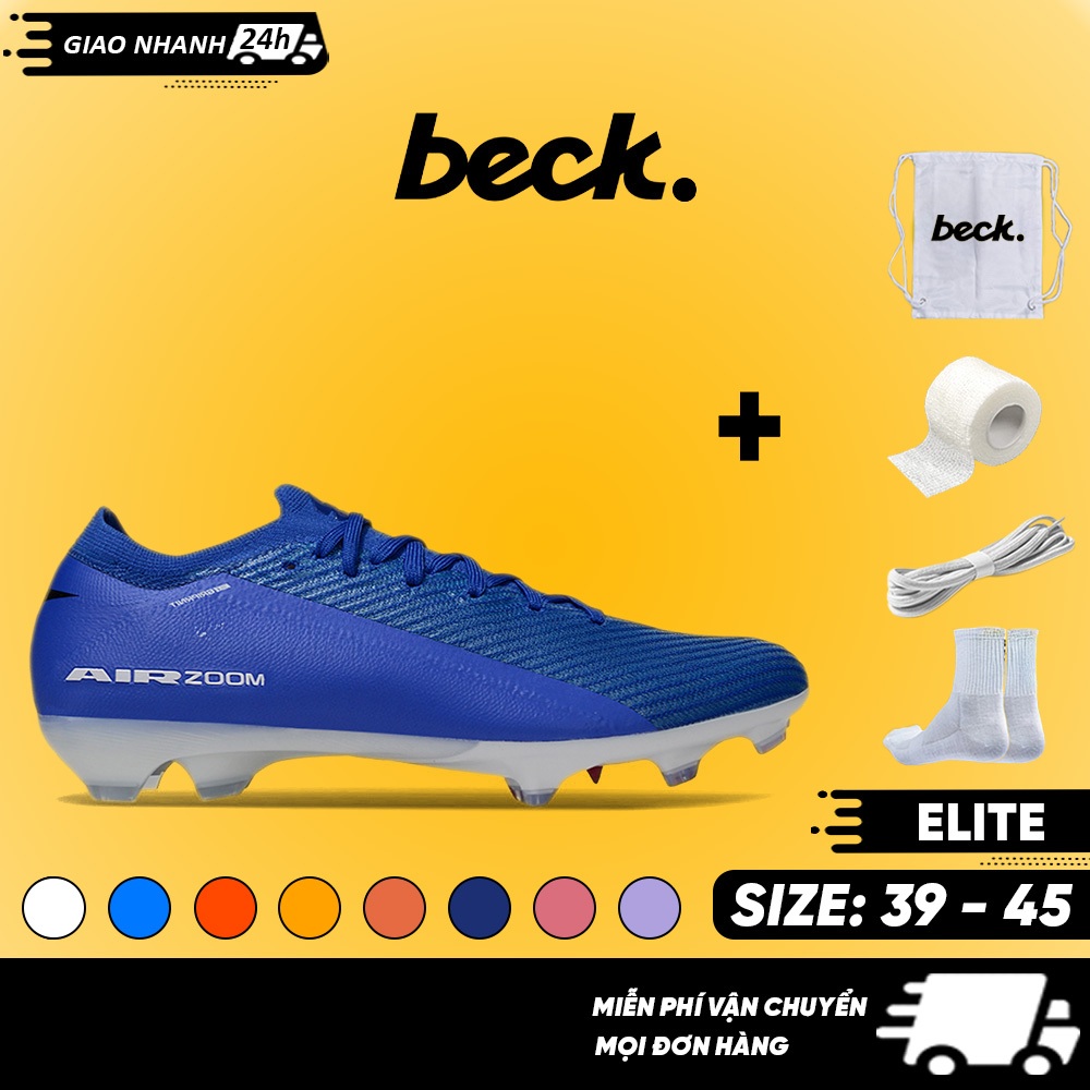  Giày Bóng Đá Va Pô 16 Elite Cổ Lửng Đế Đinh FG Bám Sân Các Màu Sắc Sân Cỏ Tự Nhiên 