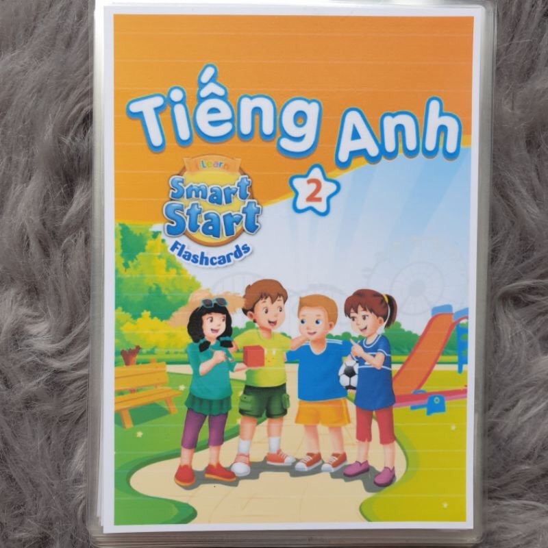 Thẻ Học - Flashcard Tiếng Anh lớp 1 - 2 - 3 - 4 - 5 Smart Start ép plastic