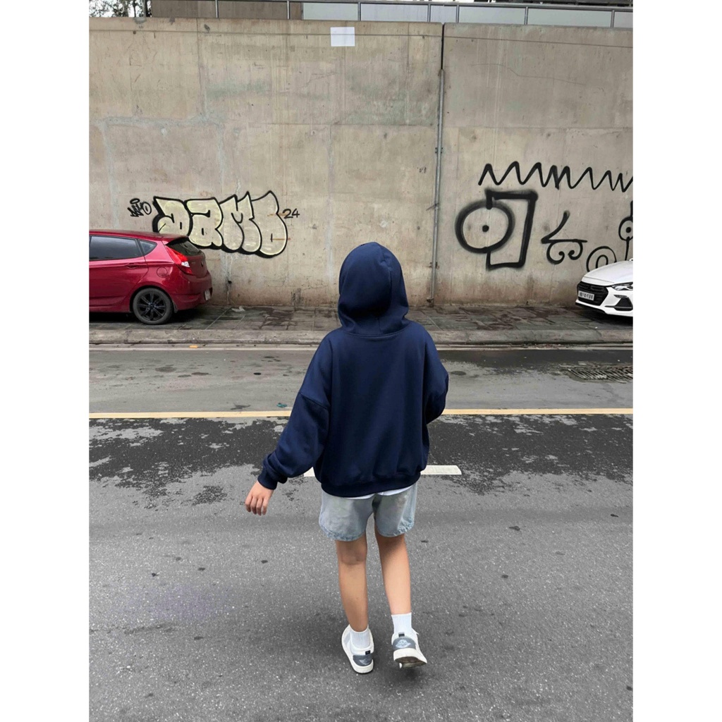 Áo Khoác Hoodie Zip Boxy Miucho Nỉ 2 Da Cao Cấp Dày Dặn Mềm Mại Thoáng Mát HXT02 | BigBuy360 - bigbuy360.vn
