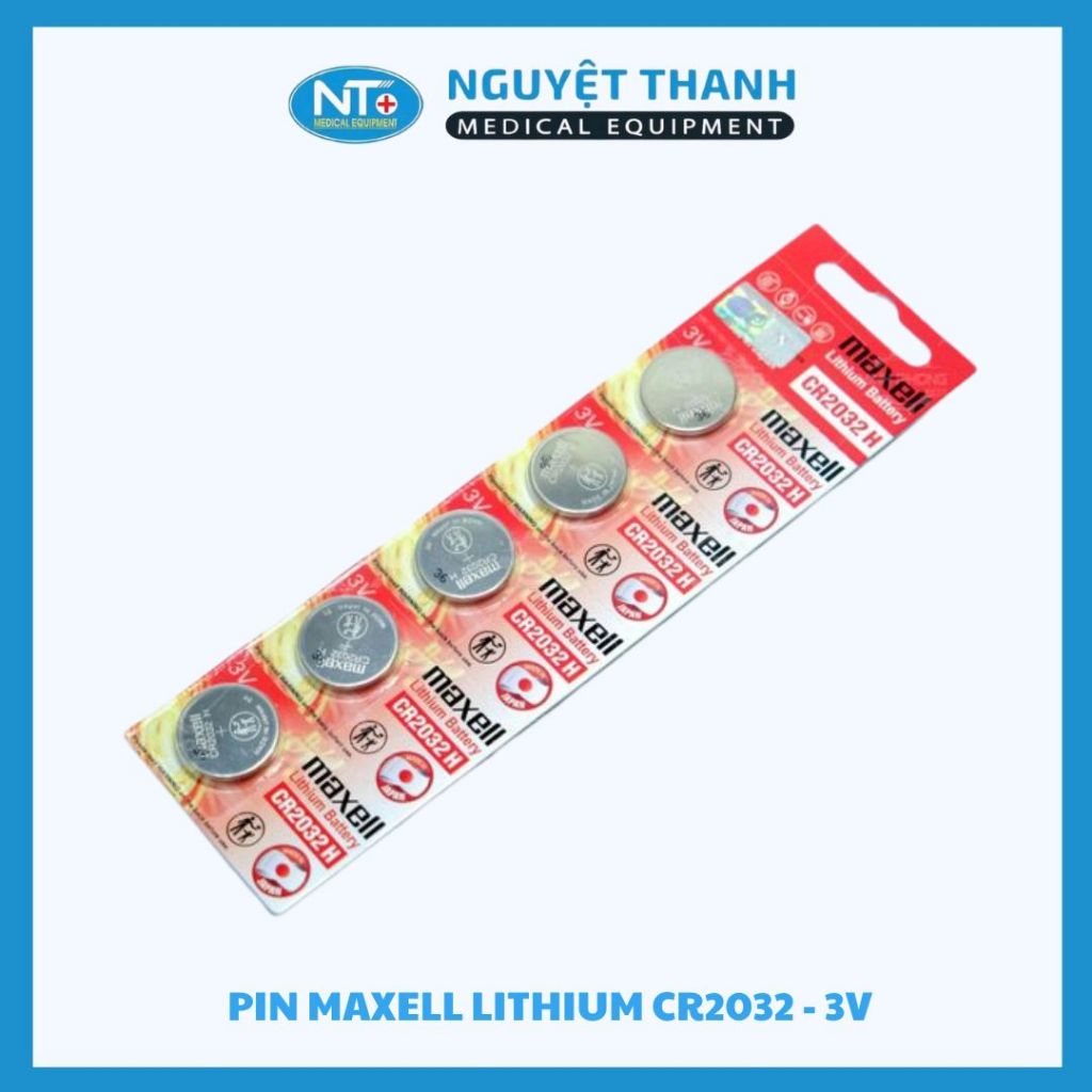 Pin Lithium Maxell CR2032H 3V dung lượng cao 240mAh