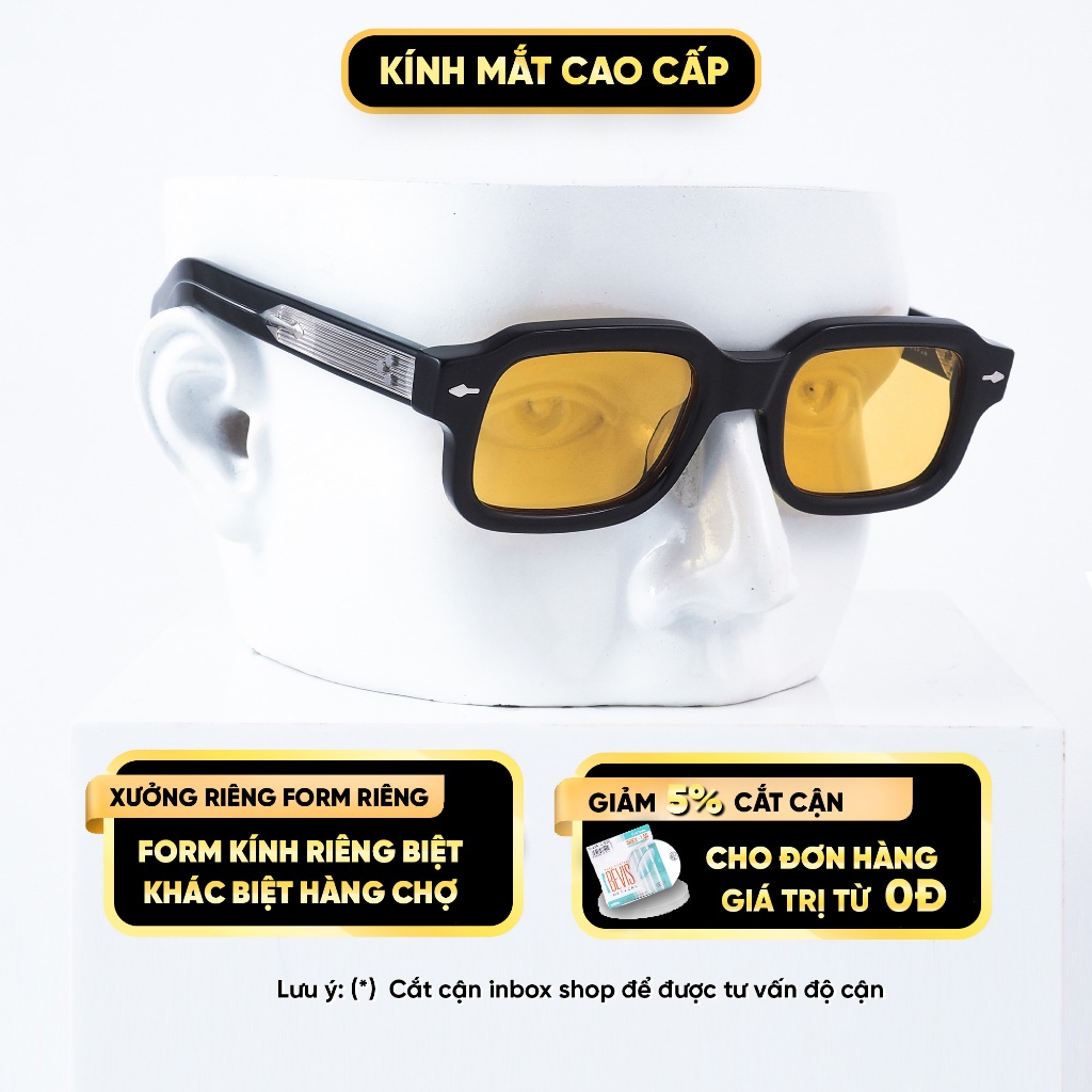 Gọng kính mát JMM SANDROI cho Nam cao cấp tròng kính chống tia UV WHJMM10