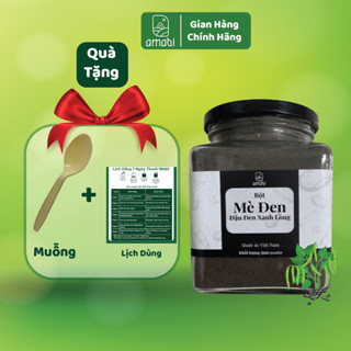 Bột mè đen đậu đen xanh lòng amabi – Thức uống đẹp da, đen tóc, lợi sữa tự nhiên