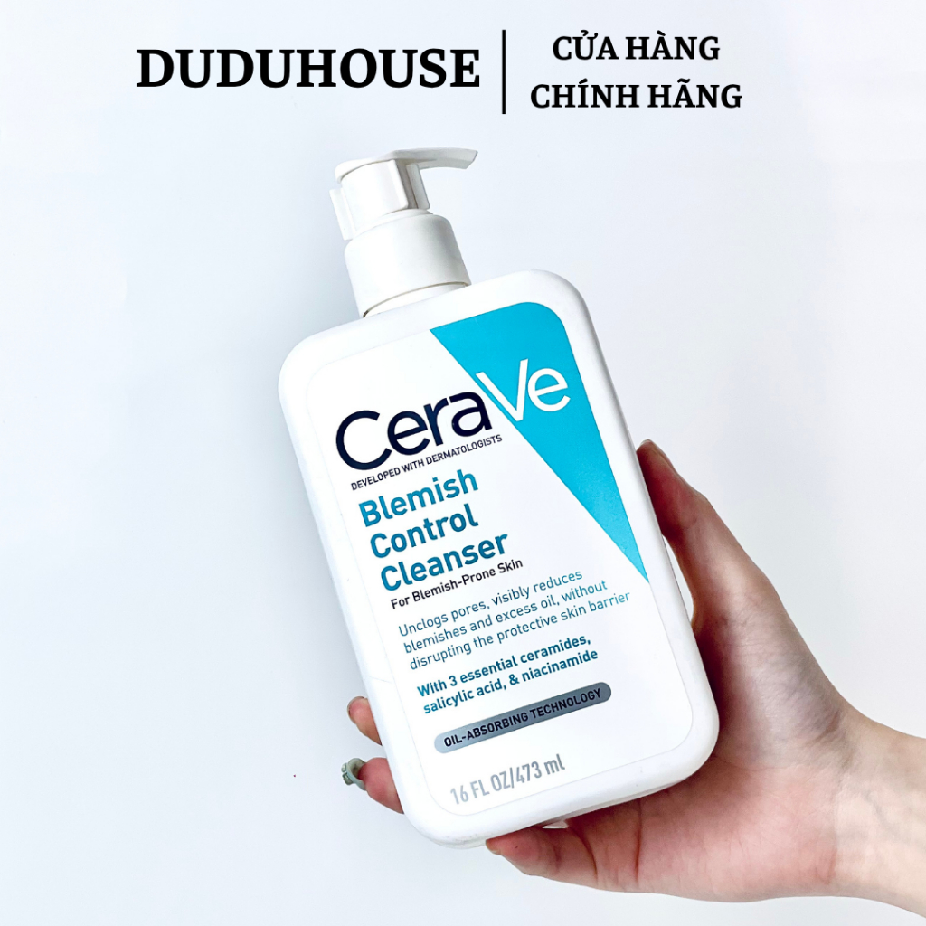 Sữa Rửa Mặt Cerave Blemish Control Cleanser 473ml Duduhouse