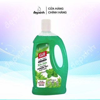 Nước lau sàn Gift chiết xuất thiên nhiên hương bạc hà 1lit
