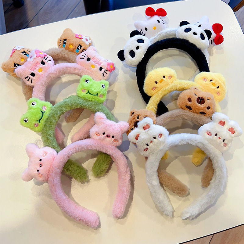 Băng đô giữ tóc trang điểm rửa mặt cho nam nữ kiểu mới dễ thương, băng đô rửa mặt và đắp mặt nạ K90