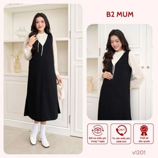  Yếm Bầu Xuông Chất Tuyết Mưa – Mềm Mại Thoải Mái V1201 thiết kế by B2MUM  không kèm áo  