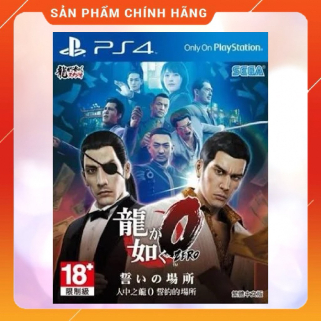 Đĩa Game Ps4 Yakuza 0 - Japan - Full Box