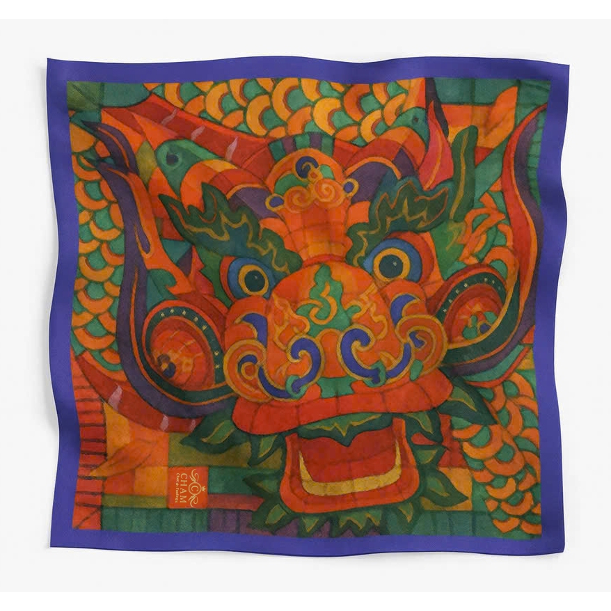 RỒNG - CHAM Bandana - Khăn lụa - Khăn Bandana