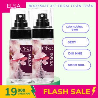(MUA 4 TẶNG 1) xịt thơm toàn thân Elsa 80ml, bodymist dịu nhẹ, ngọt ngào cho học sinh sinh viên khử mùi cơ thể